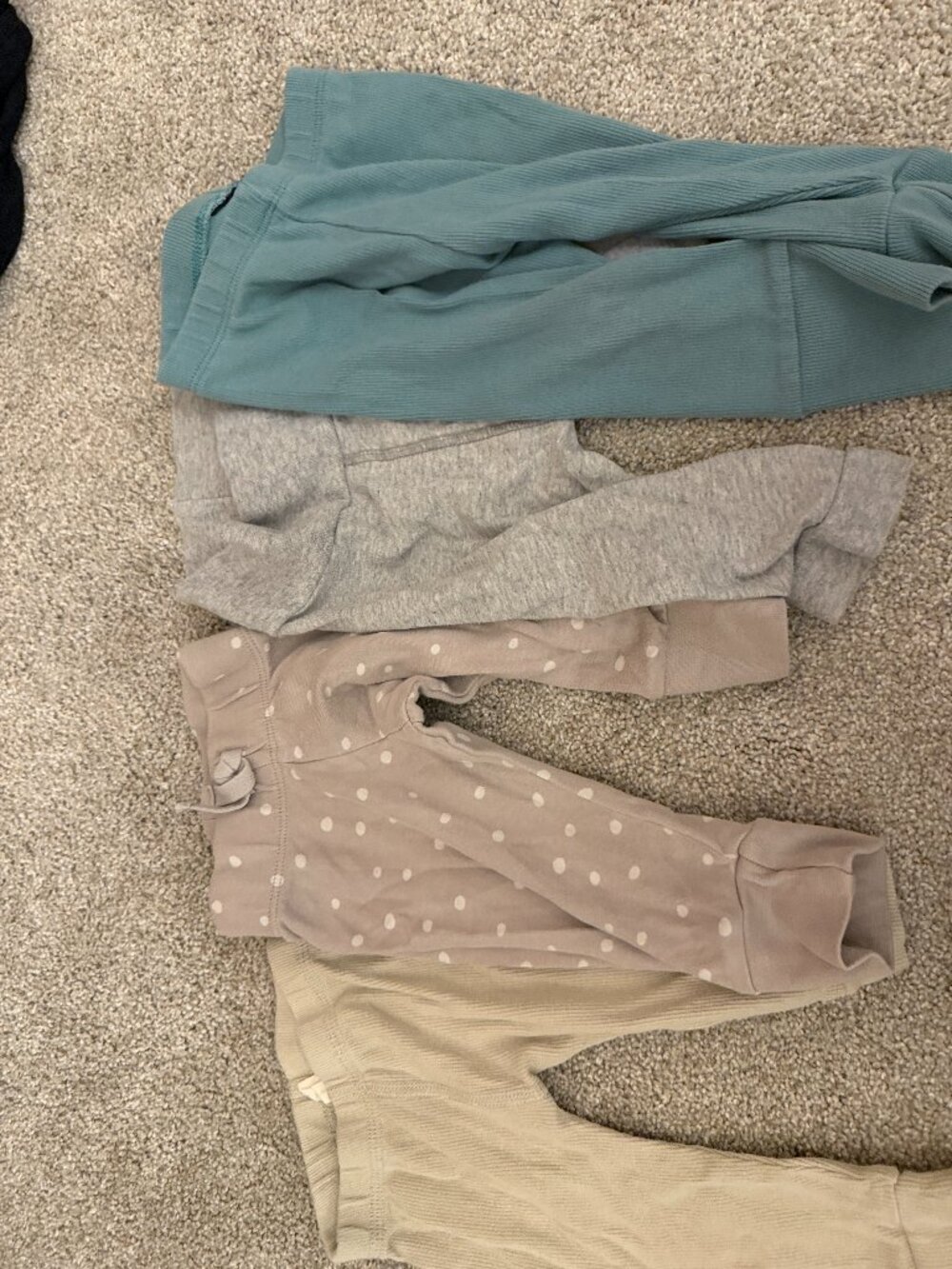 Quincy Mae Colored Organics H&M Baby Pants Bundle 6-9M - 4 pair